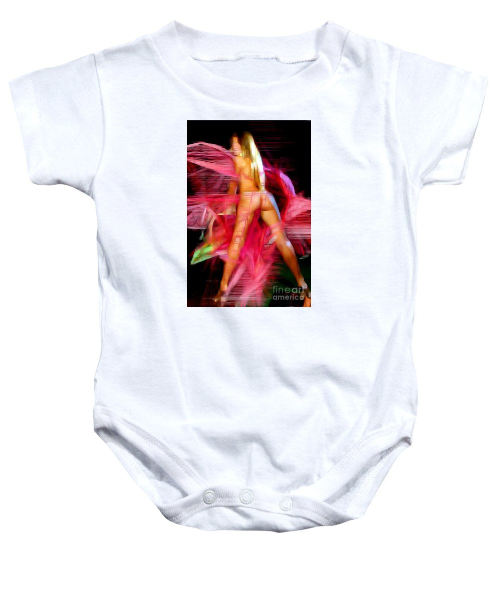 Baby Onesie - Woman In Pink