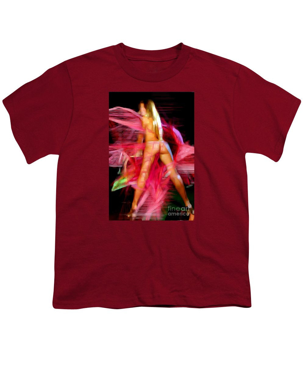 Youth T-Shirt - Woman In Pink