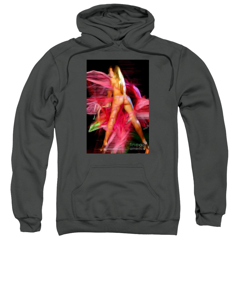 Sweatshirt - Woman In Pink