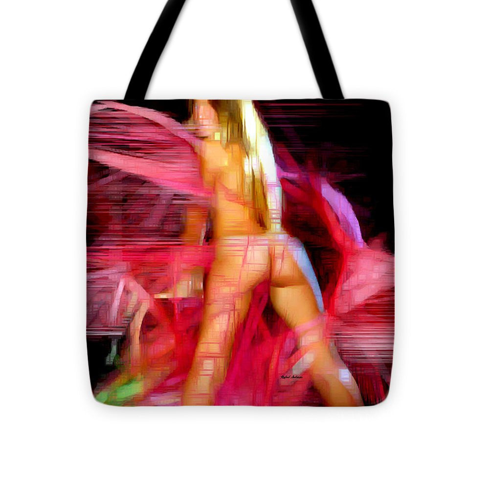 Tote Bag - Woman In Pink