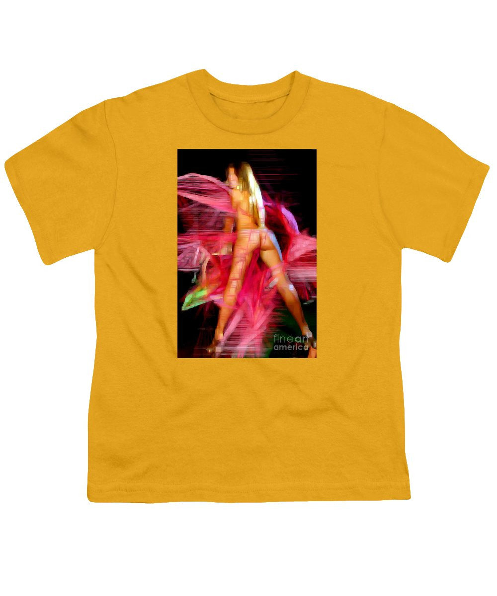 Youth T-Shirt - Woman In Pink