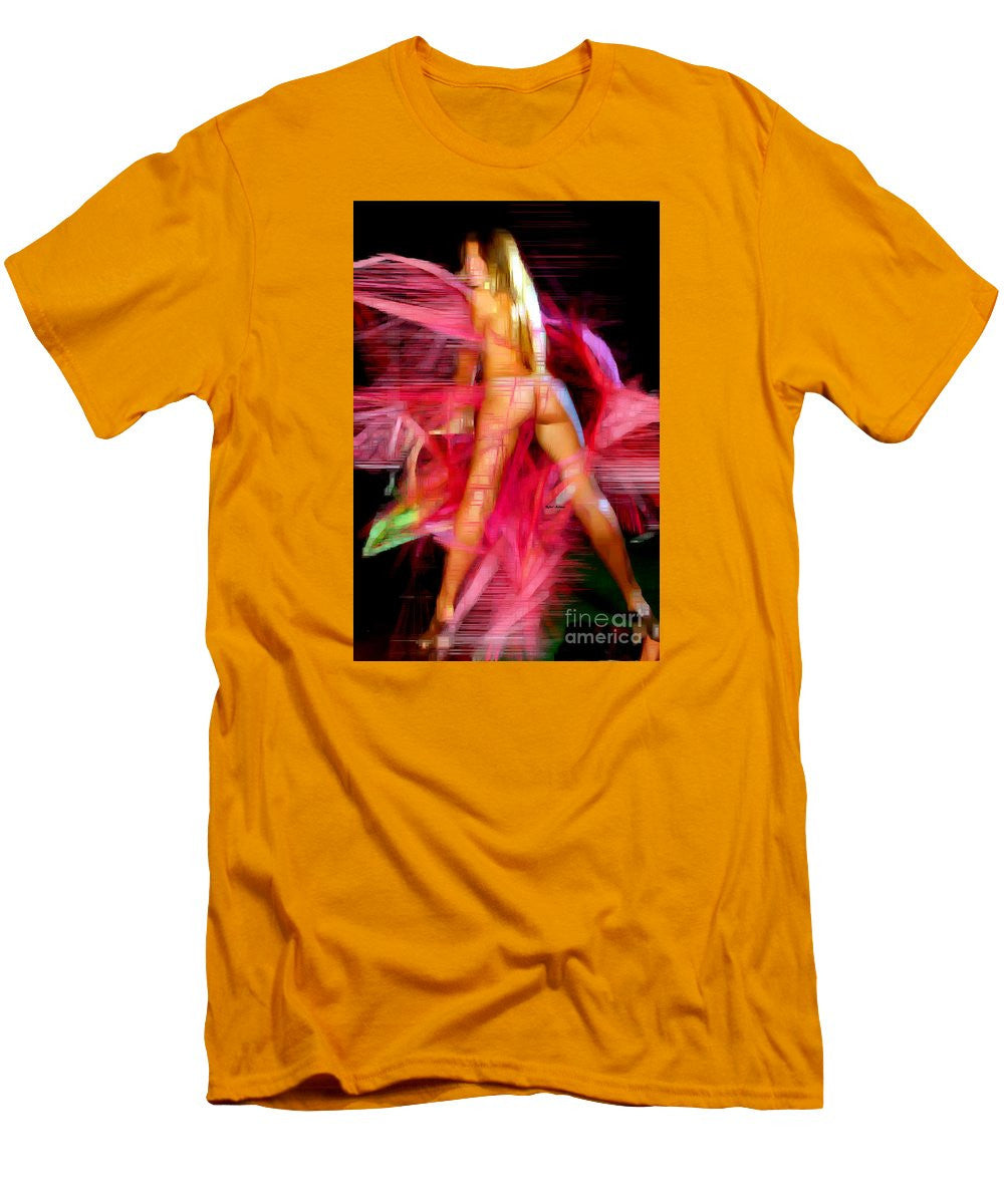 Men's T-Shirt (Slim Fit) - Woman In Pink