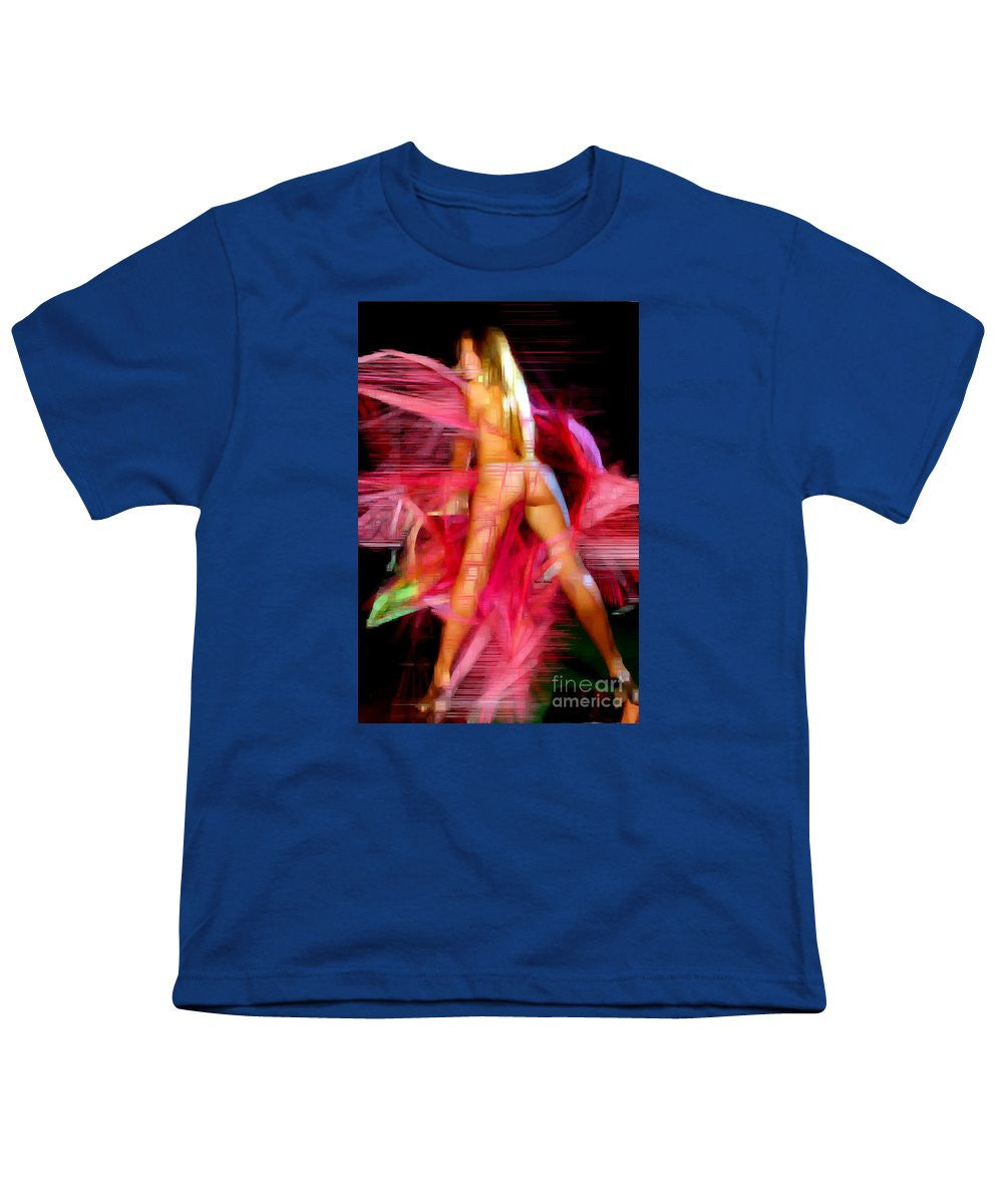 Youth T-Shirt - Woman In Pink