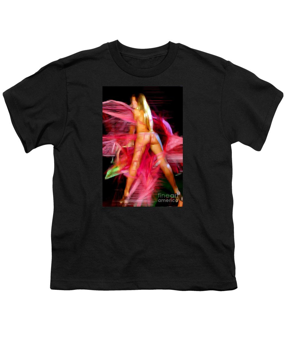 Youth T-Shirt - Woman In Pink