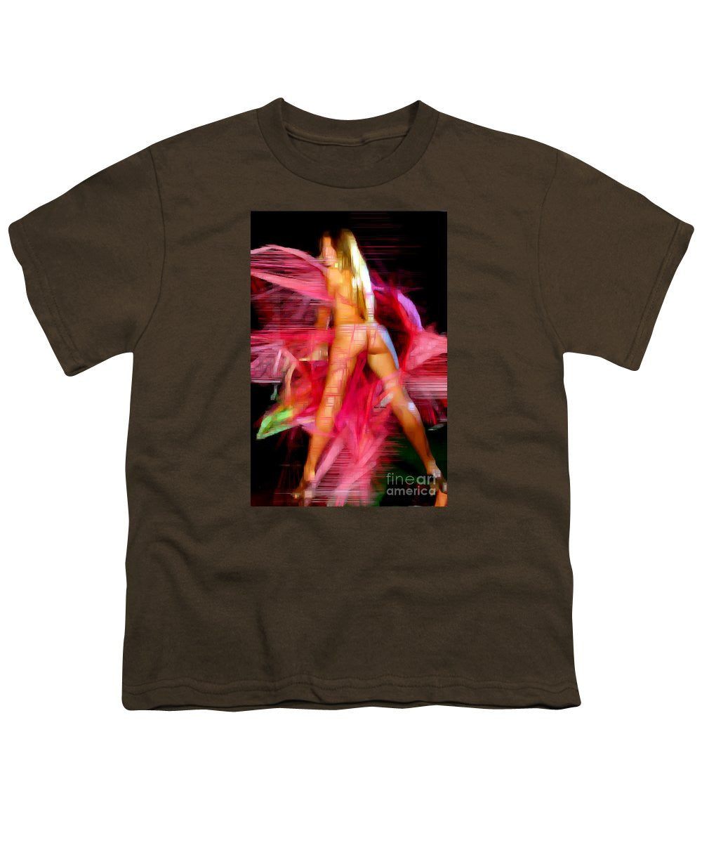 Youth T-Shirt - Woman In Pink