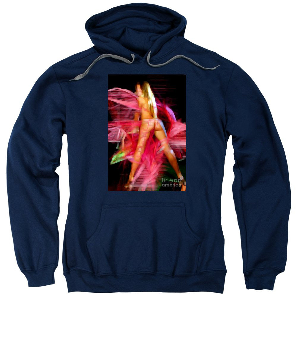 Sweatshirt - Woman In Pink