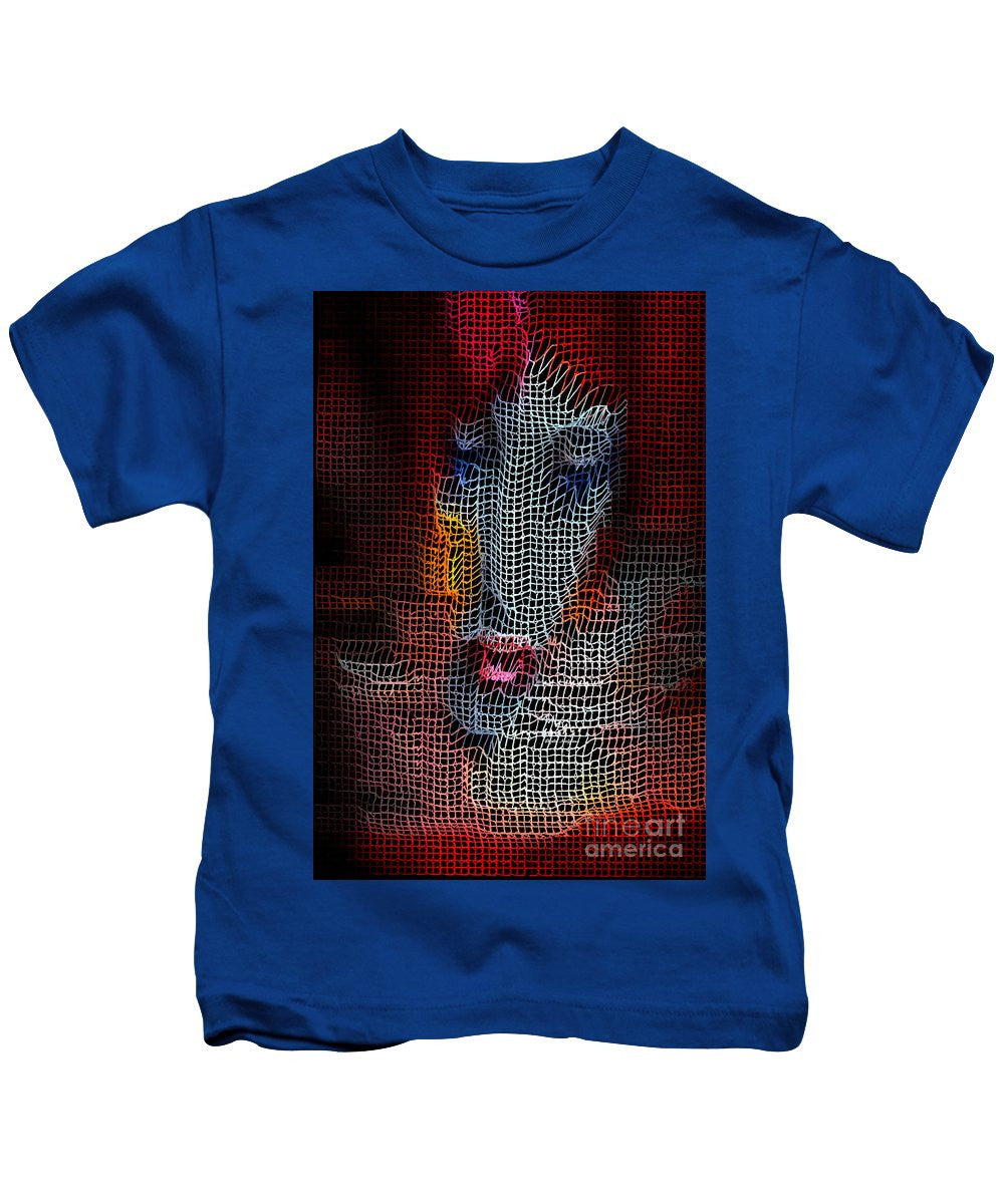 Kids T-Shirt - Woman In Red