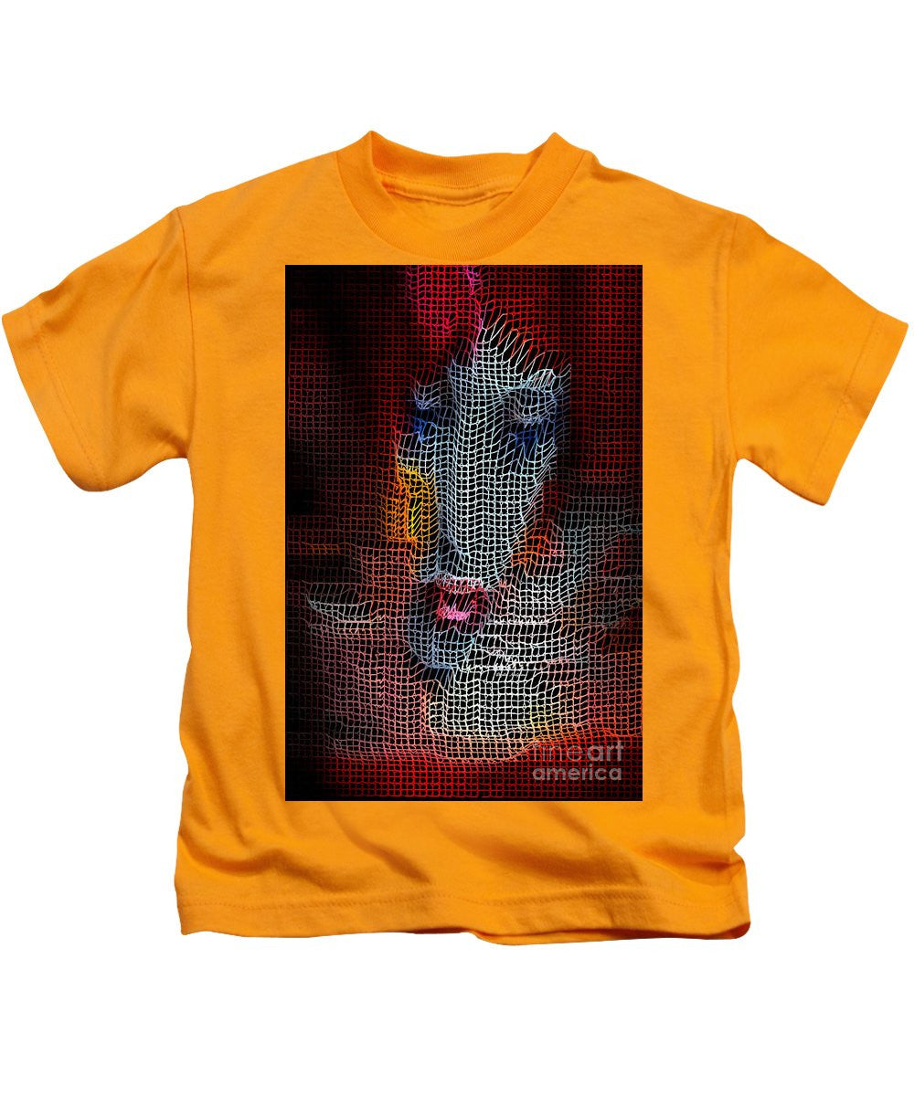 Kids T-Shirt - Woman In Red