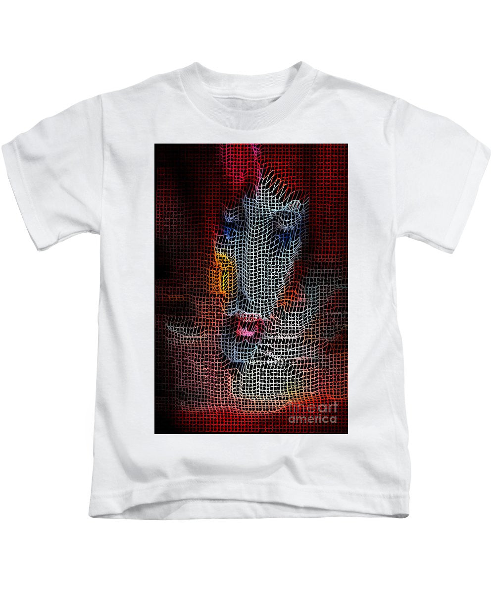 Kids T-Shirt - Woman In Red