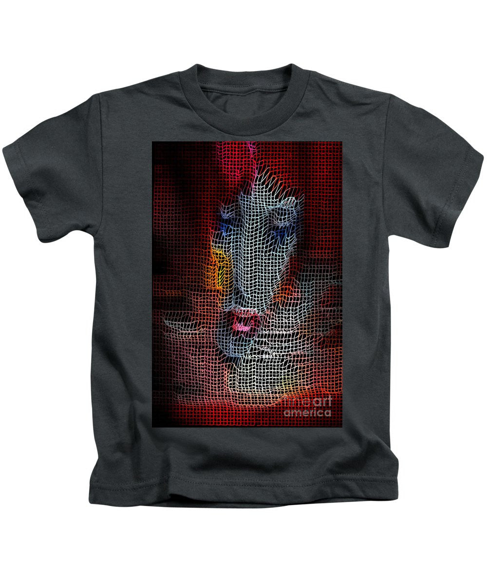 Kids T-Shirt - Woman In Red