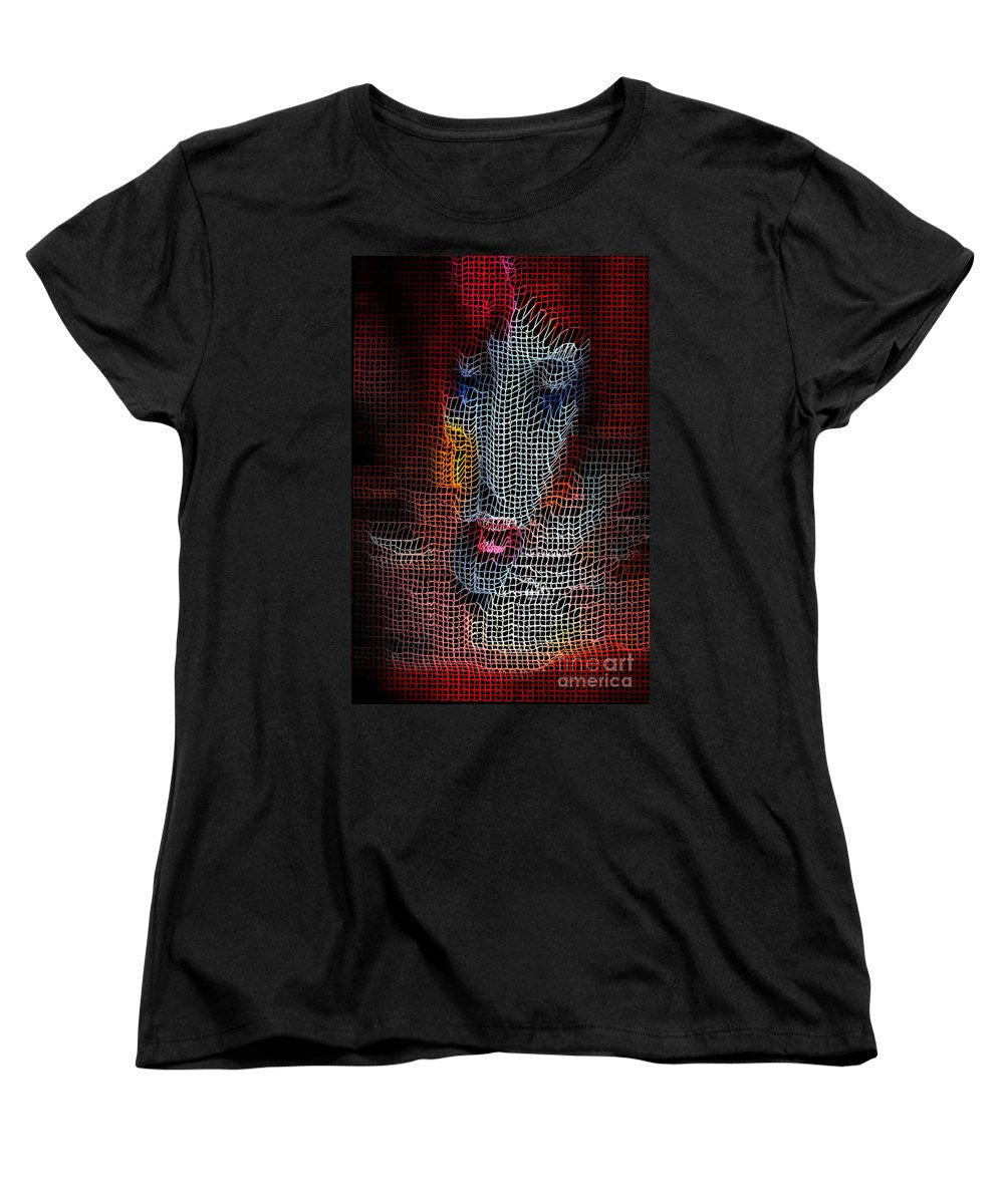 Women's T-Shirt (Standard Cut) - Woman In Red