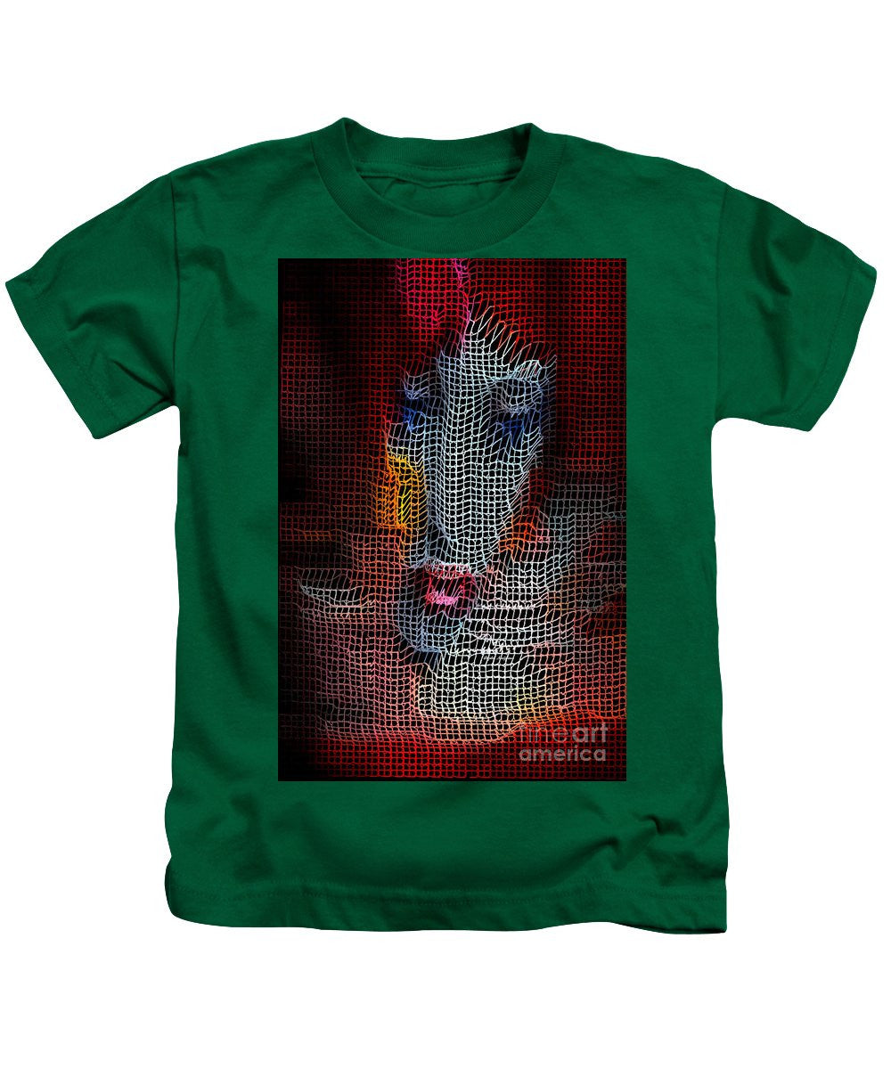 Kids T-Shirt - Woman In Red