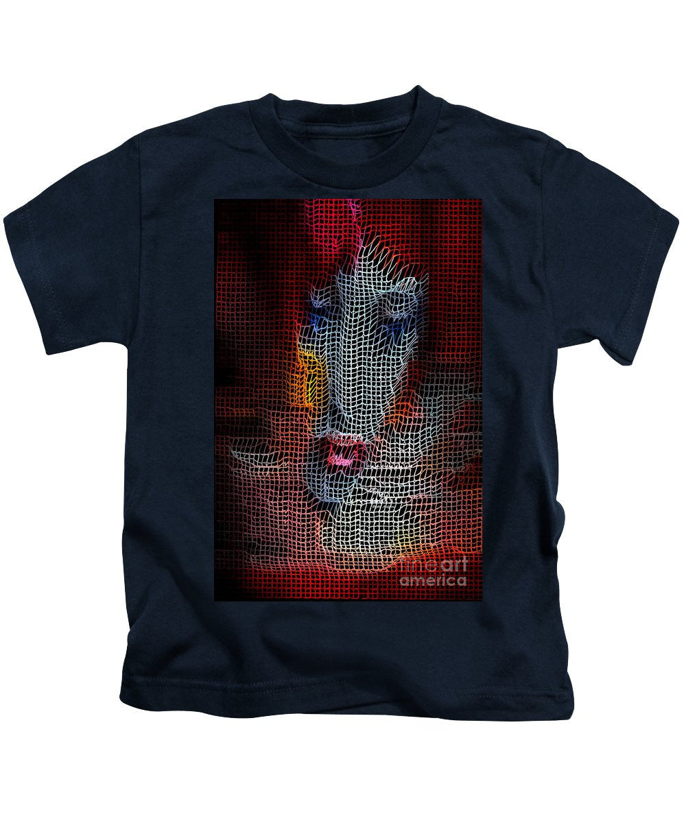 Kids T-Shirt - Woman In Red