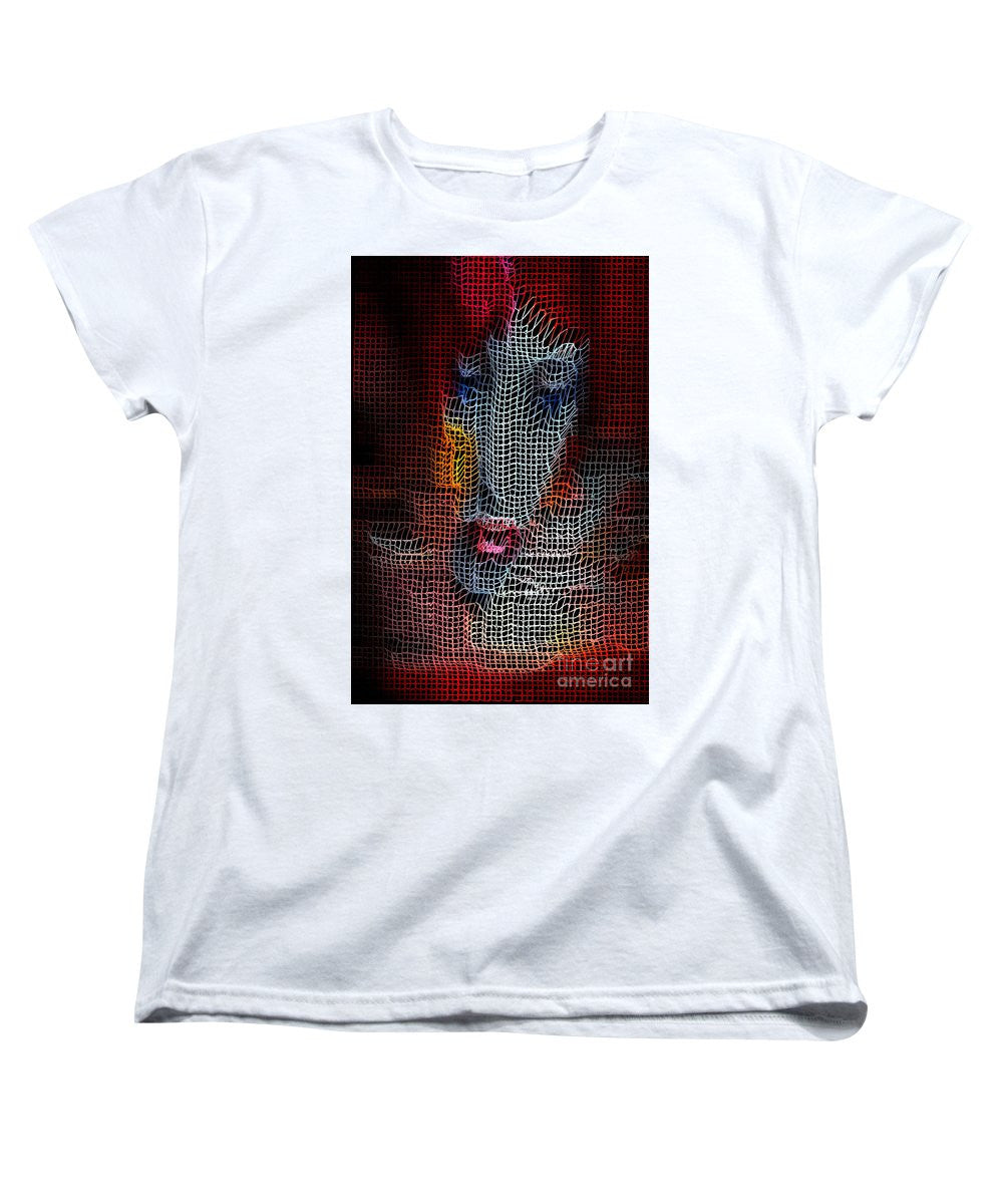 Women's T-Shirt (Standard Cut) - Woman In Red