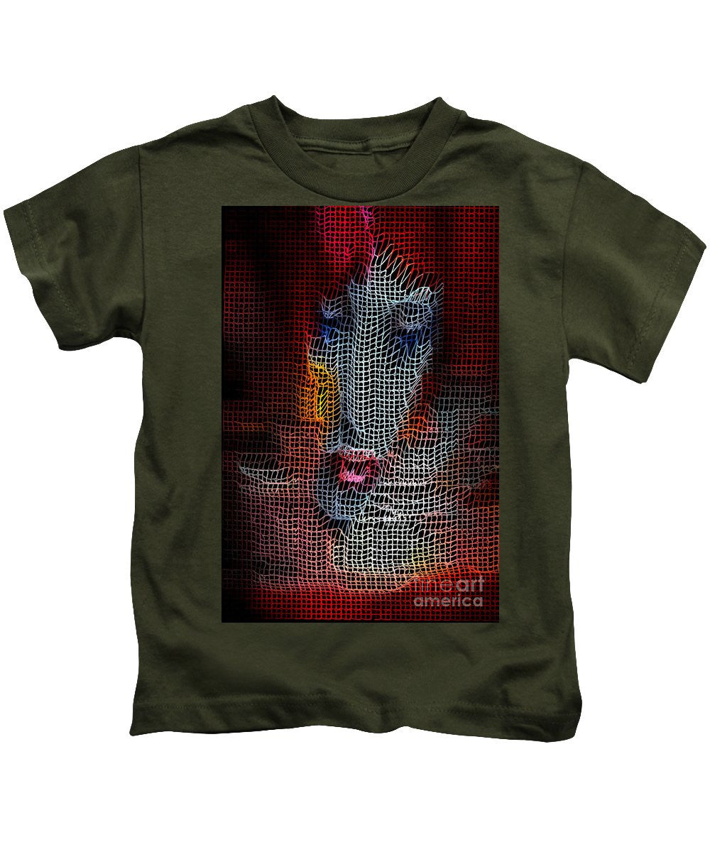 Kids T-Shirt - Woman In Red