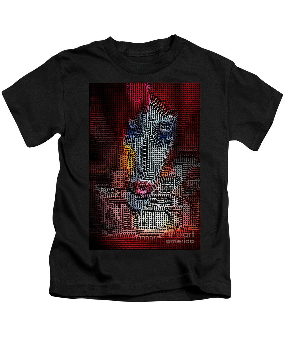 Kids T-Shirt - Woman In Red