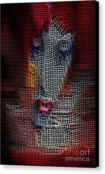 Canvas Print - Woman In Red