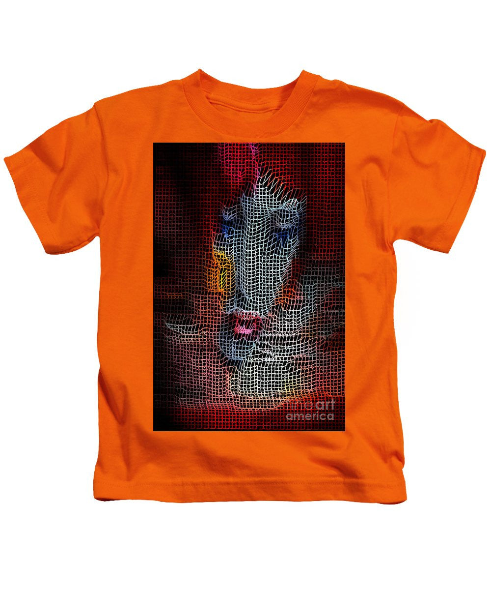 Kids T-Shirt - Woman In Red