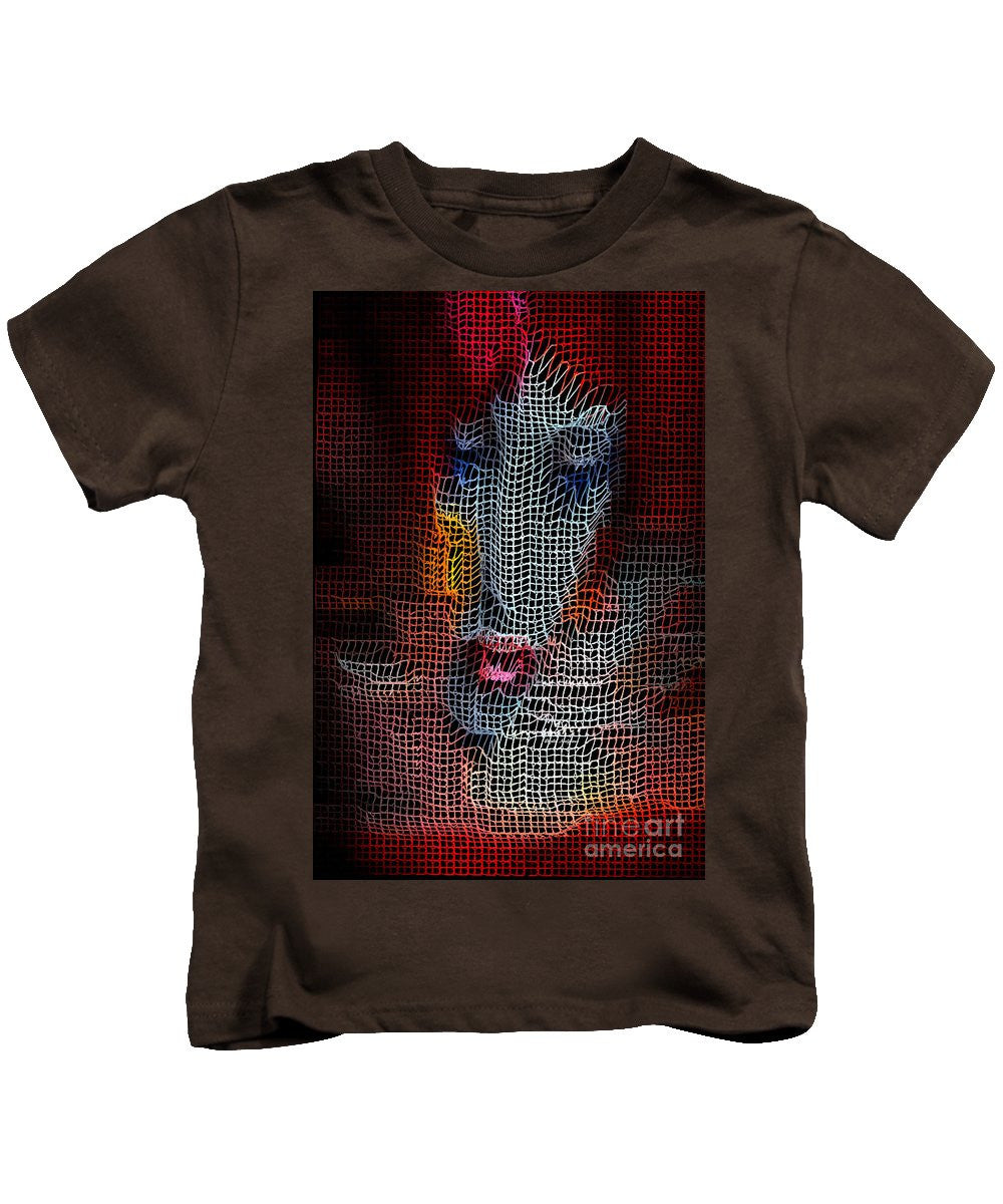 Kids T-Shirt - Woman In Red