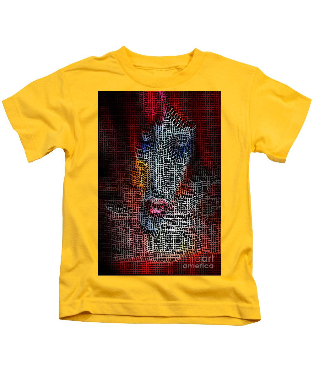 Kids T-Shirt - Woman In Red