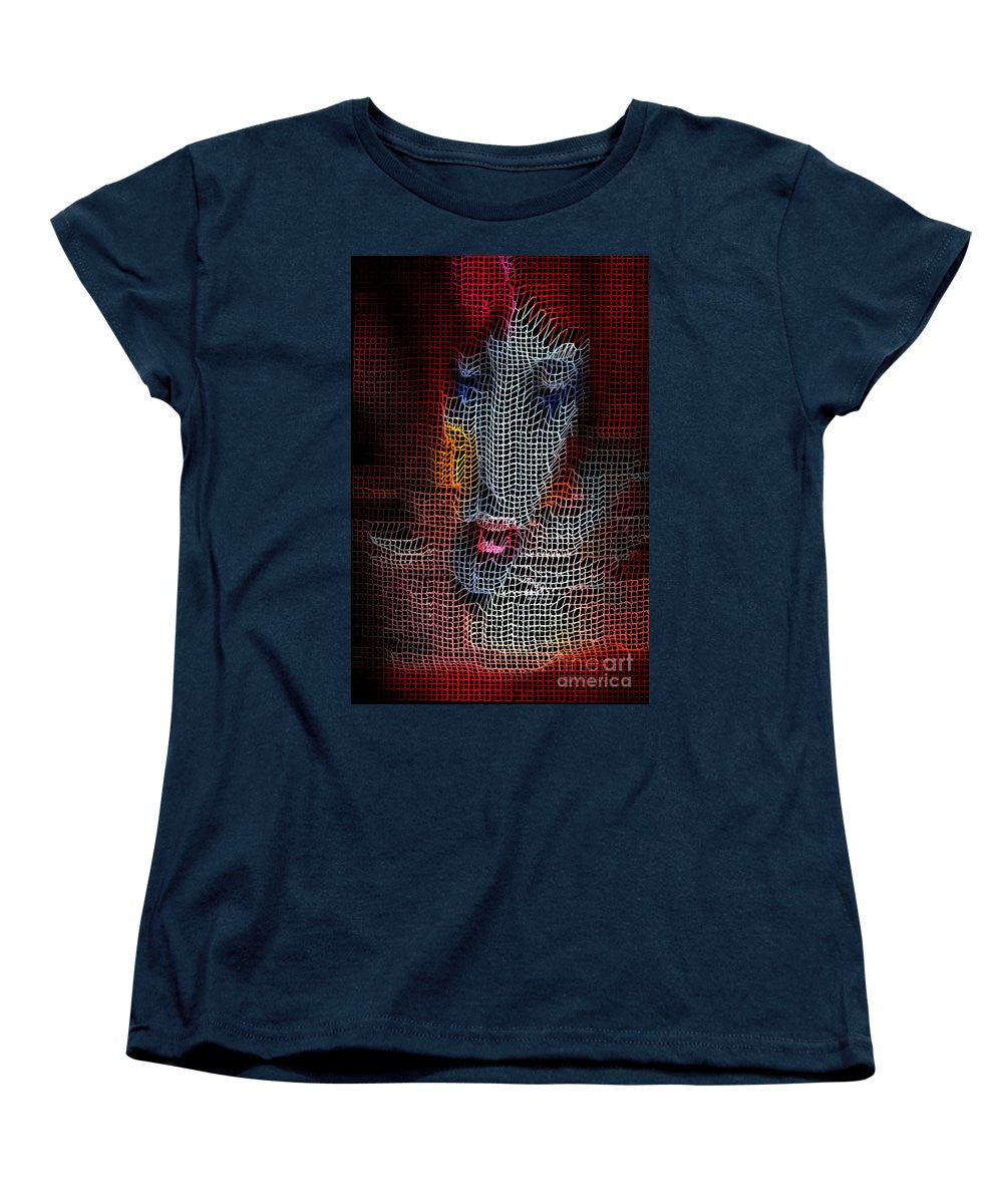 Women's T-Shirt (Standard Cut) - Woman In Red