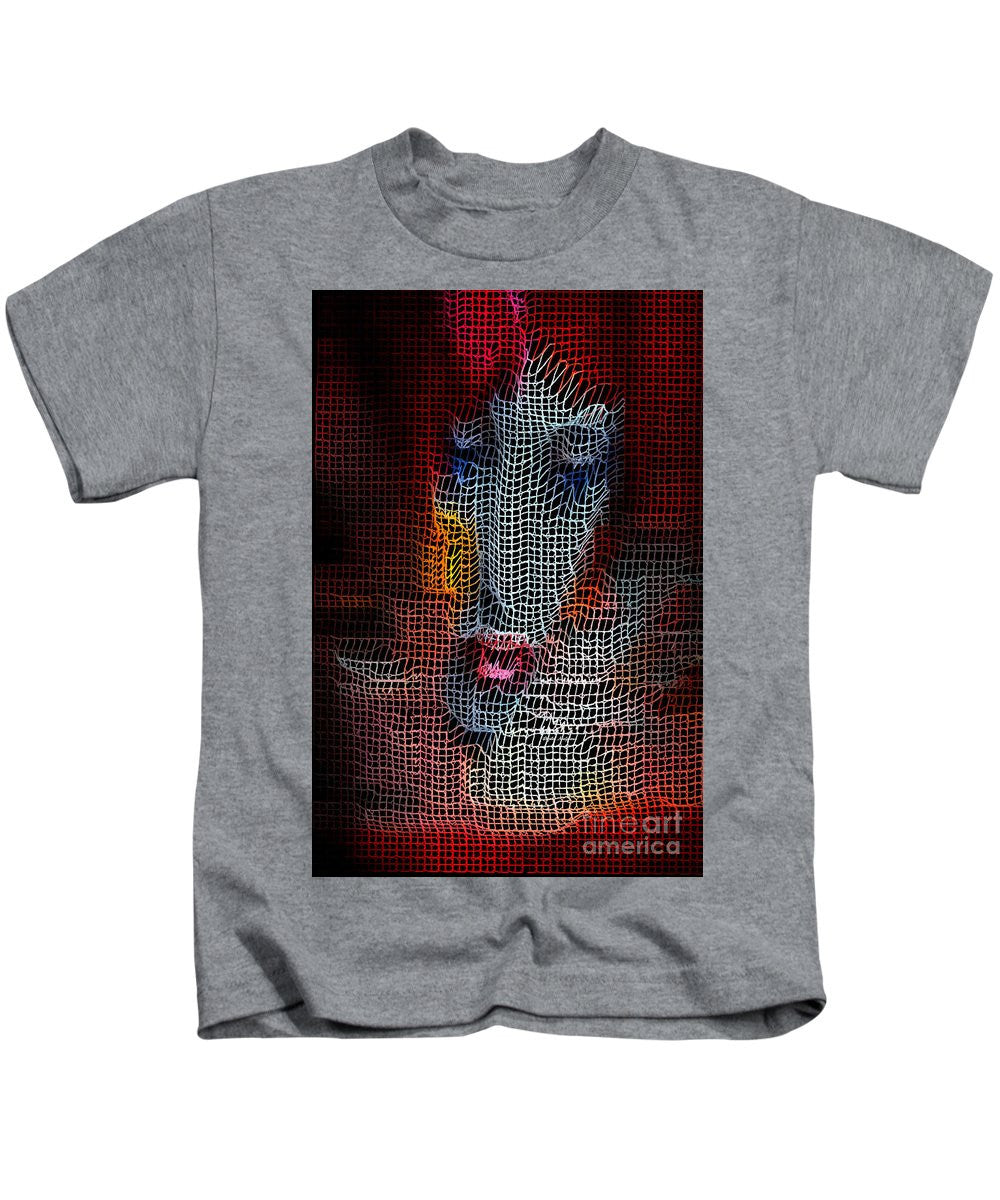 Kids T-Shirt - Woman In Red