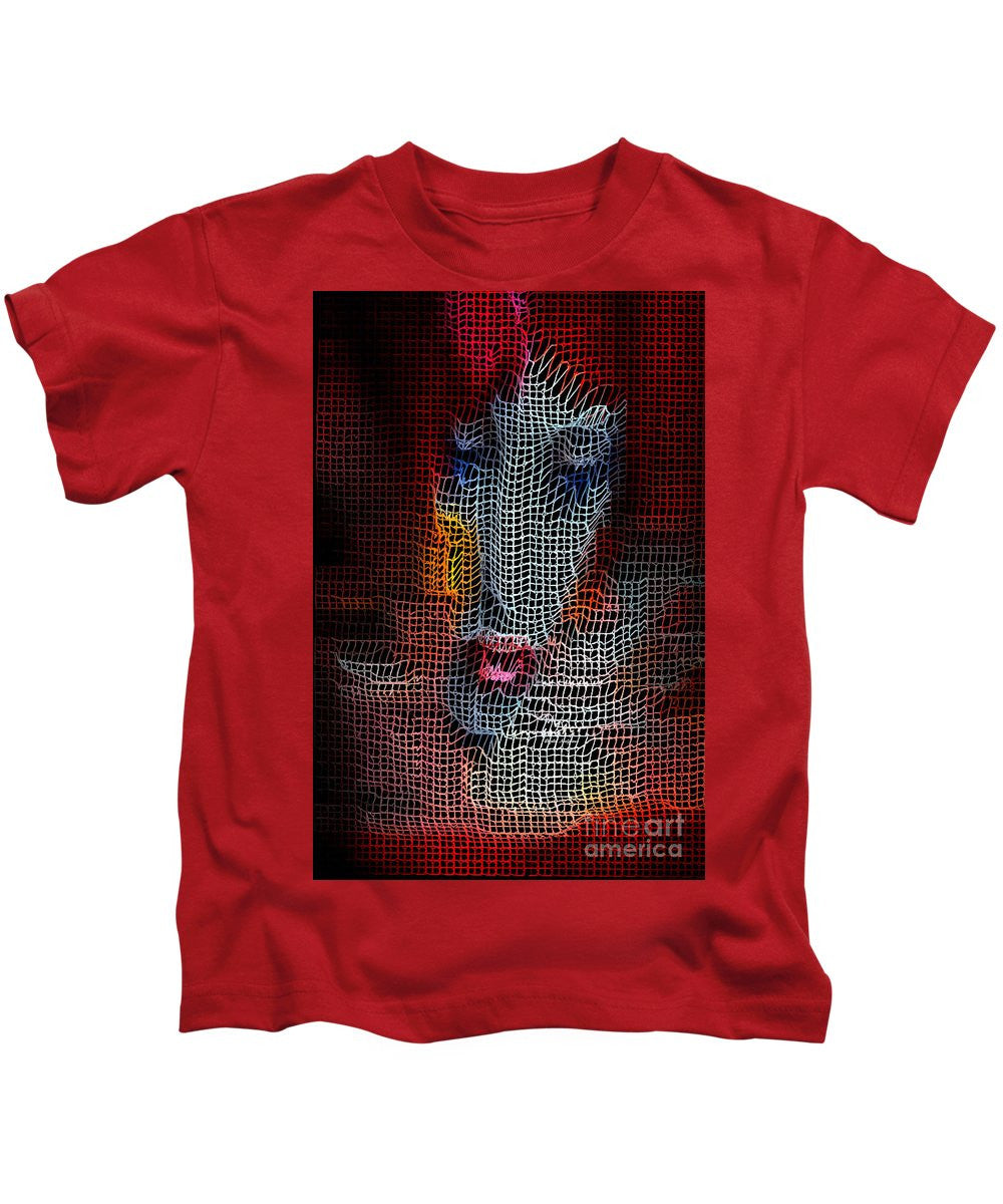 Kids T-Shirt - Woman In Red