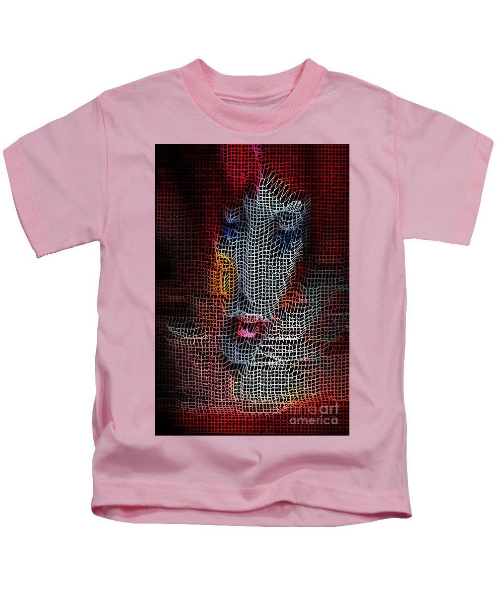 Kids T-Shirt - Woman In Red