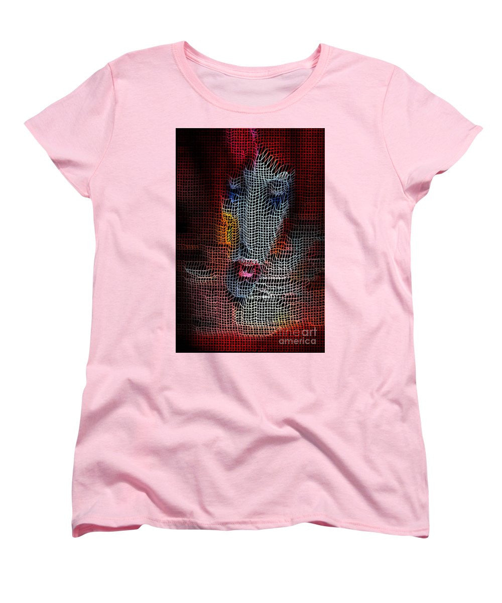 Women's T-Shirt (Standard Cut) - Woman In Red