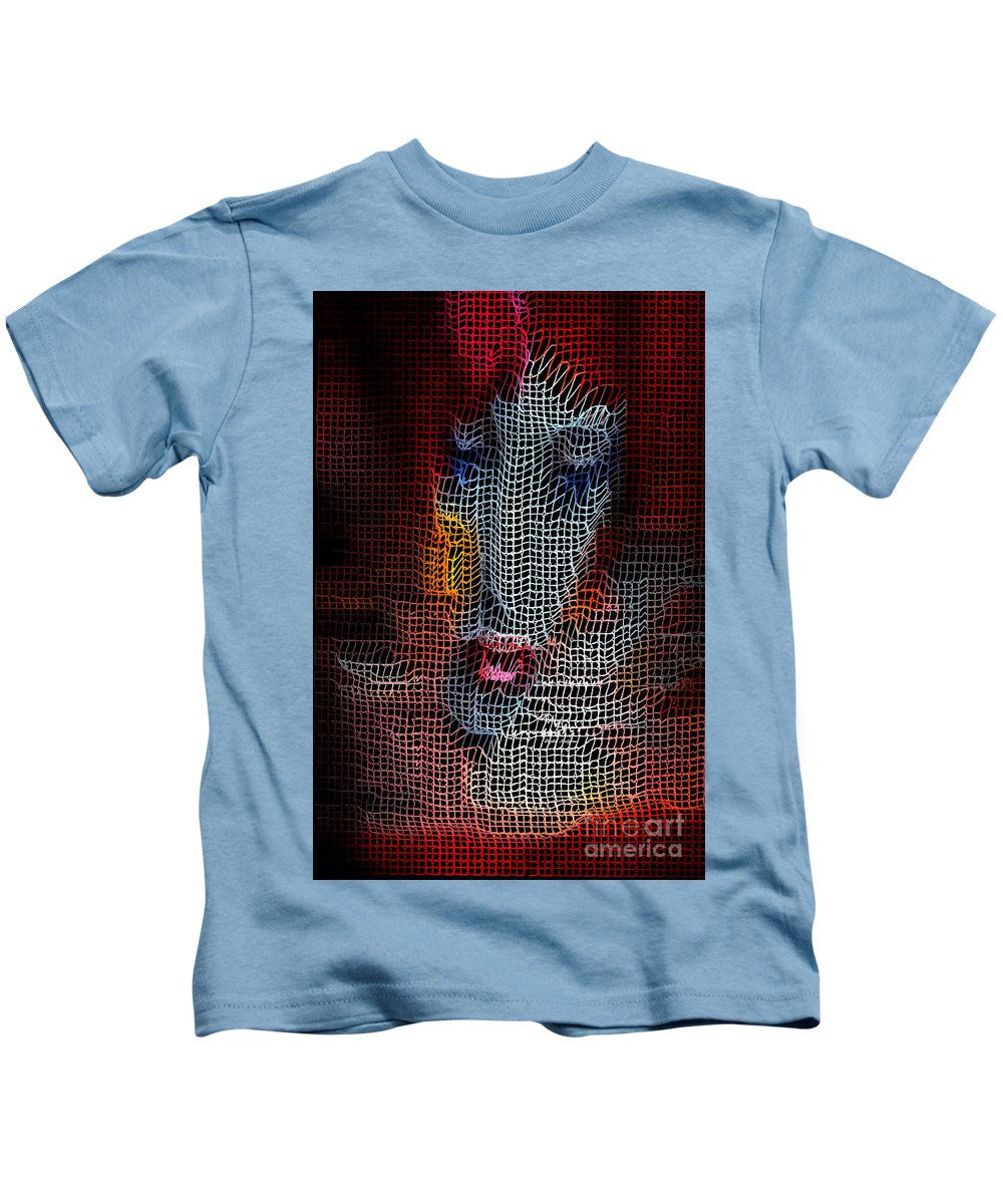 Kids T-Shirt - Woman In Red