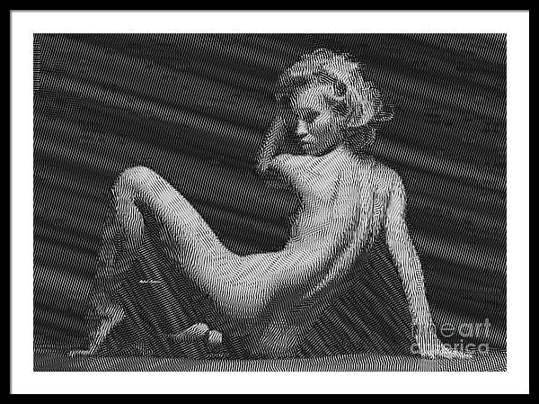 Framed Print - Woman