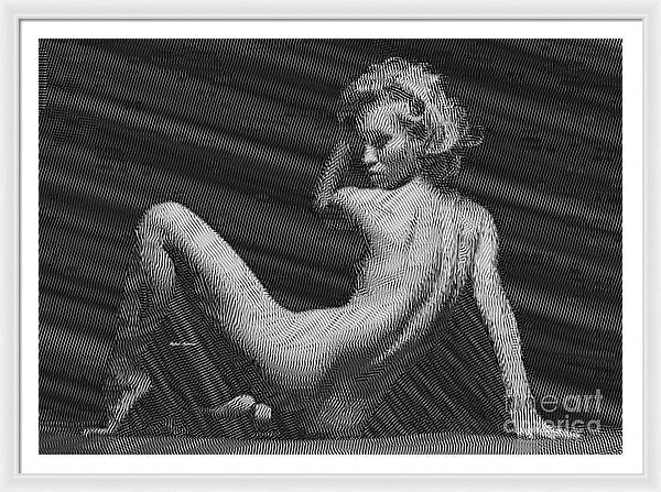 Framed Print - Woman