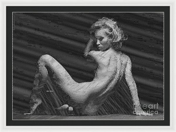 Framed Print - Woman