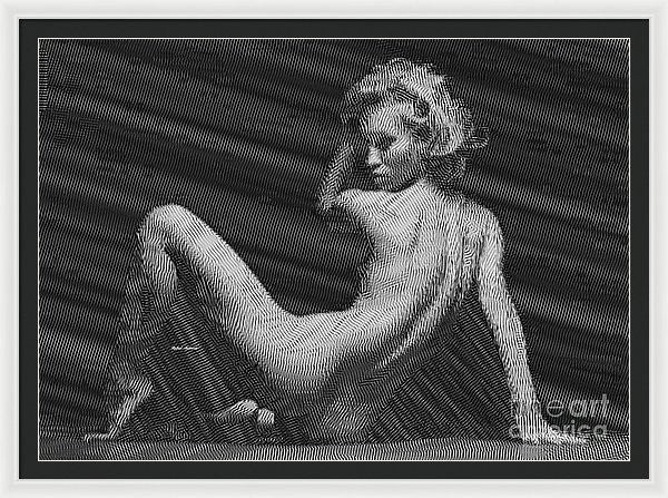 Framed Print - Woman