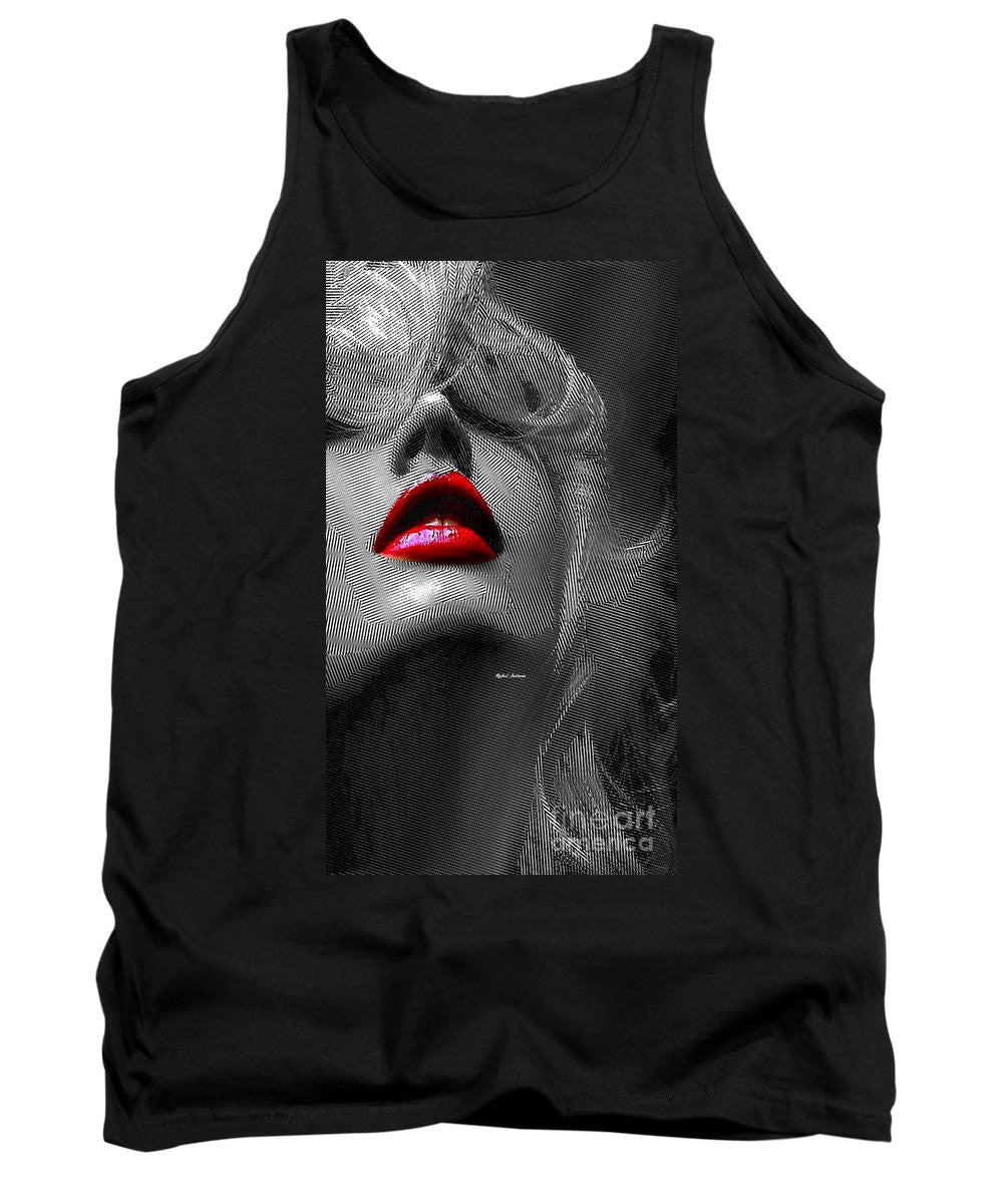 Tank Top - Woman With Red Lips