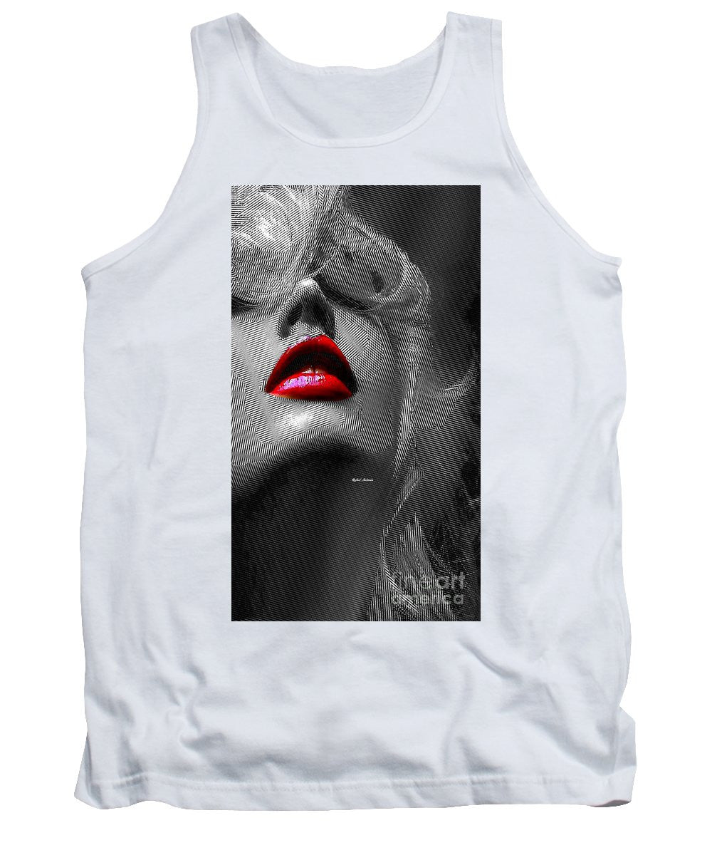 Tank Top - Woman With Red Lips