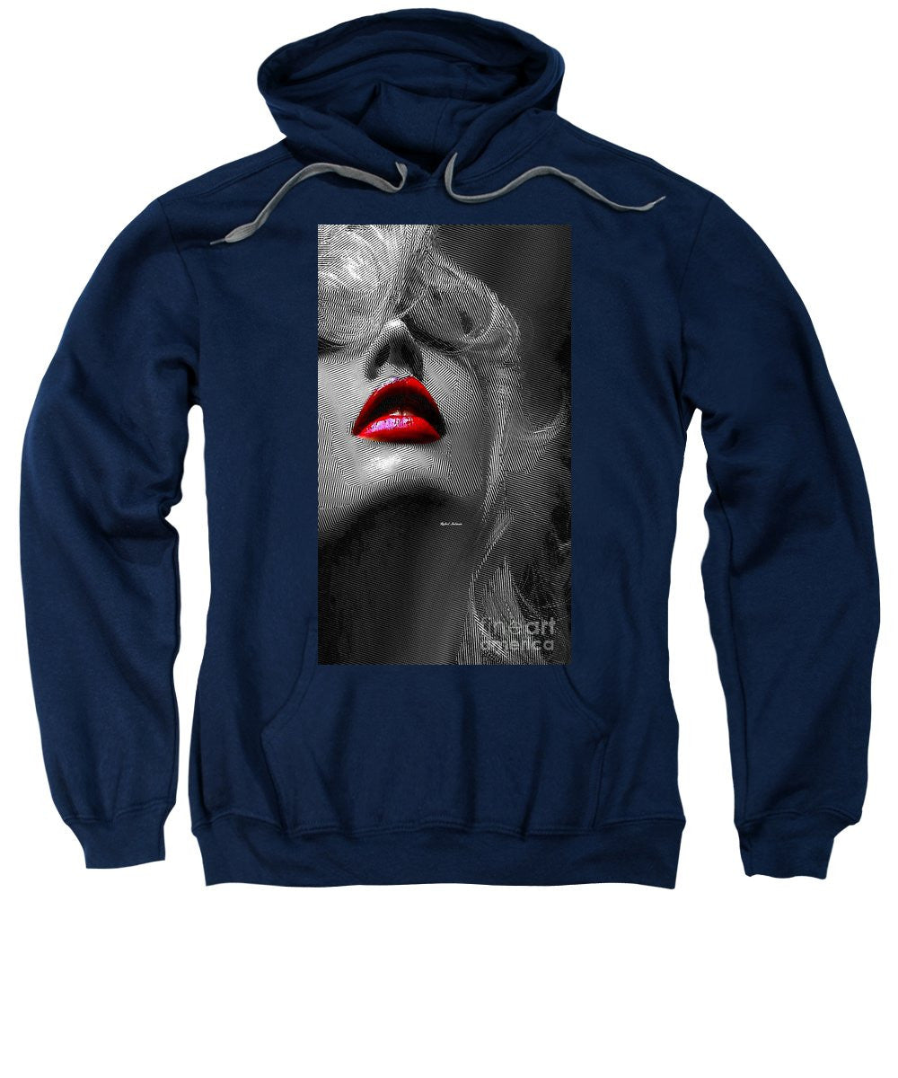 Sweatshirt - Woman With Red Lips