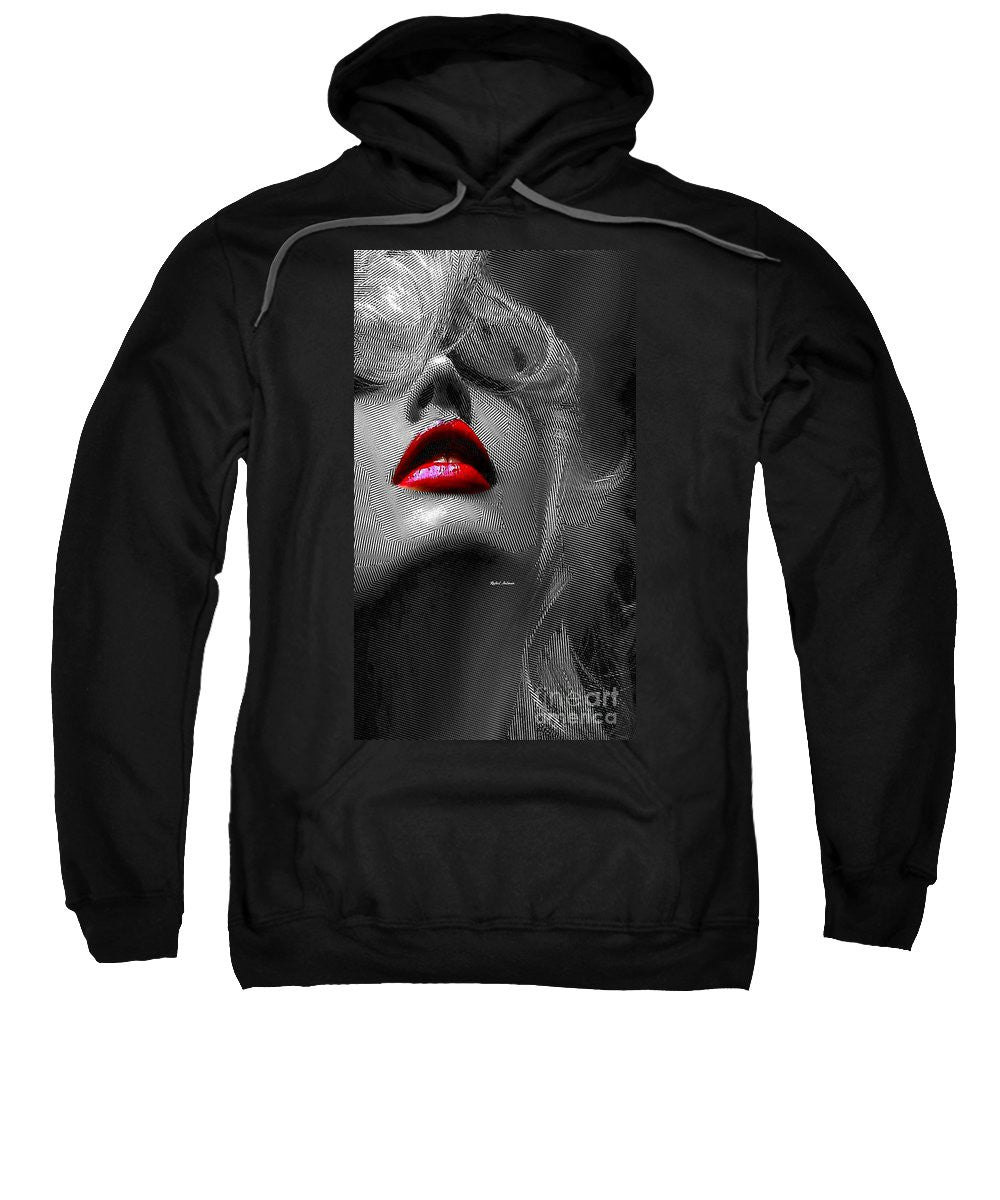 Sweatshirt - Woman With Red Lips