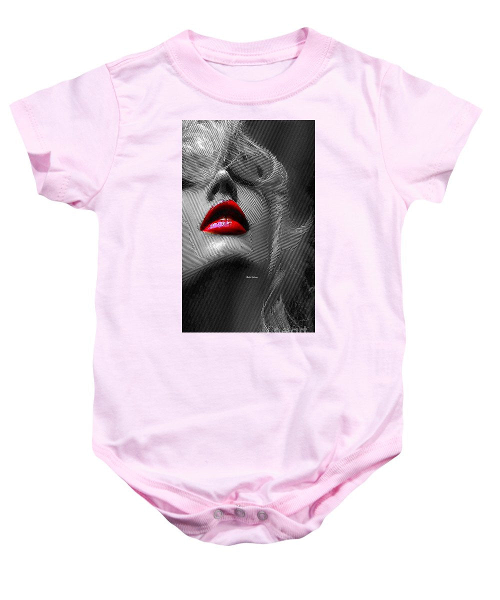 Baby Onesie - Woman With Red Lips