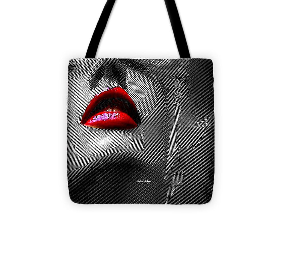 Tote Bag - Woman With Red Lips