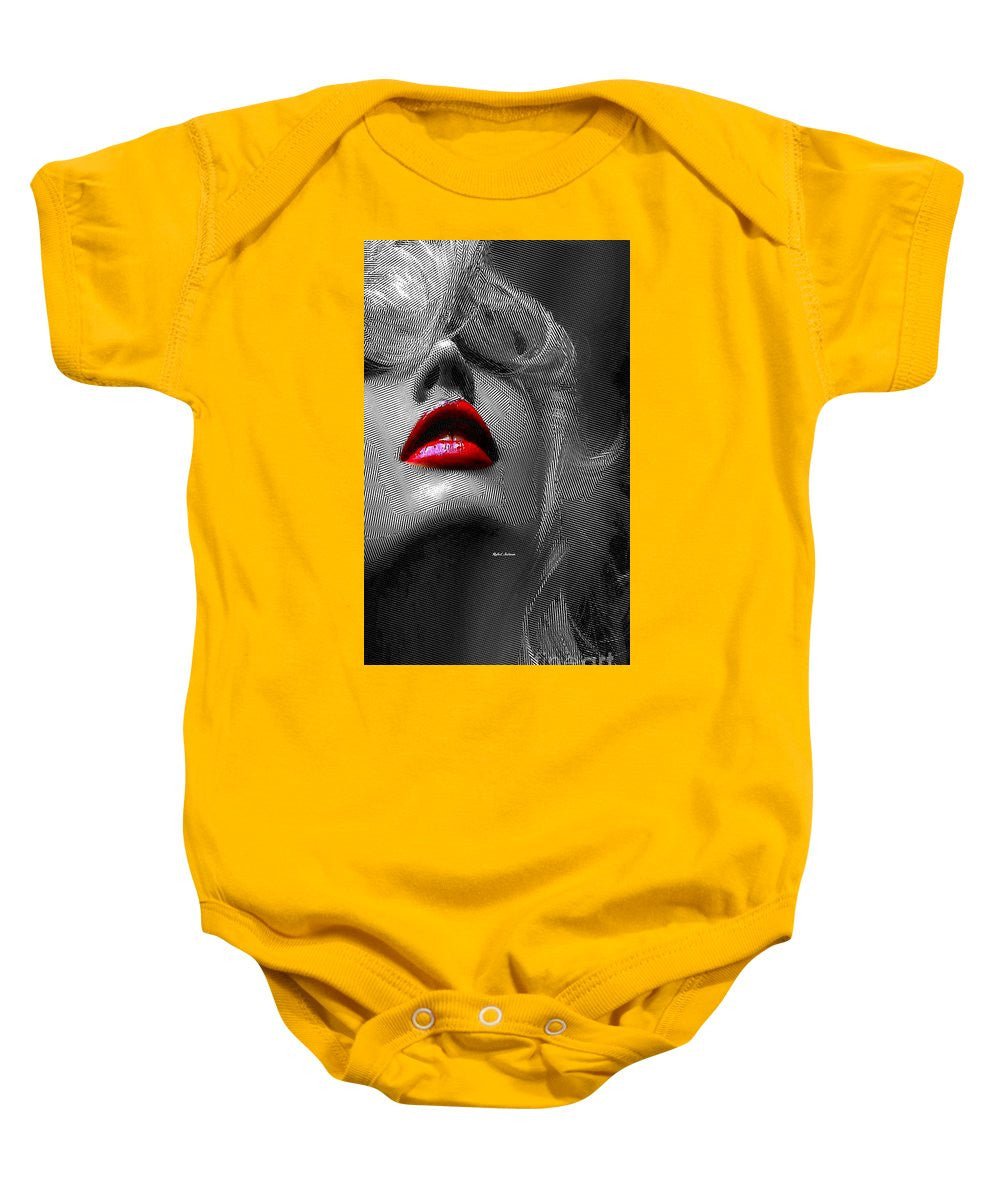 Baby Onesie - Woman With Red Lips