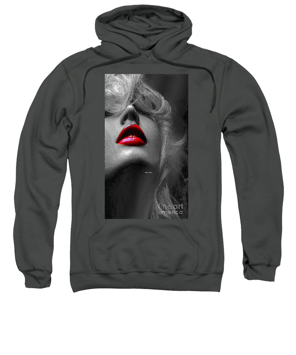 Sweatshirt - Woman With Red Lips