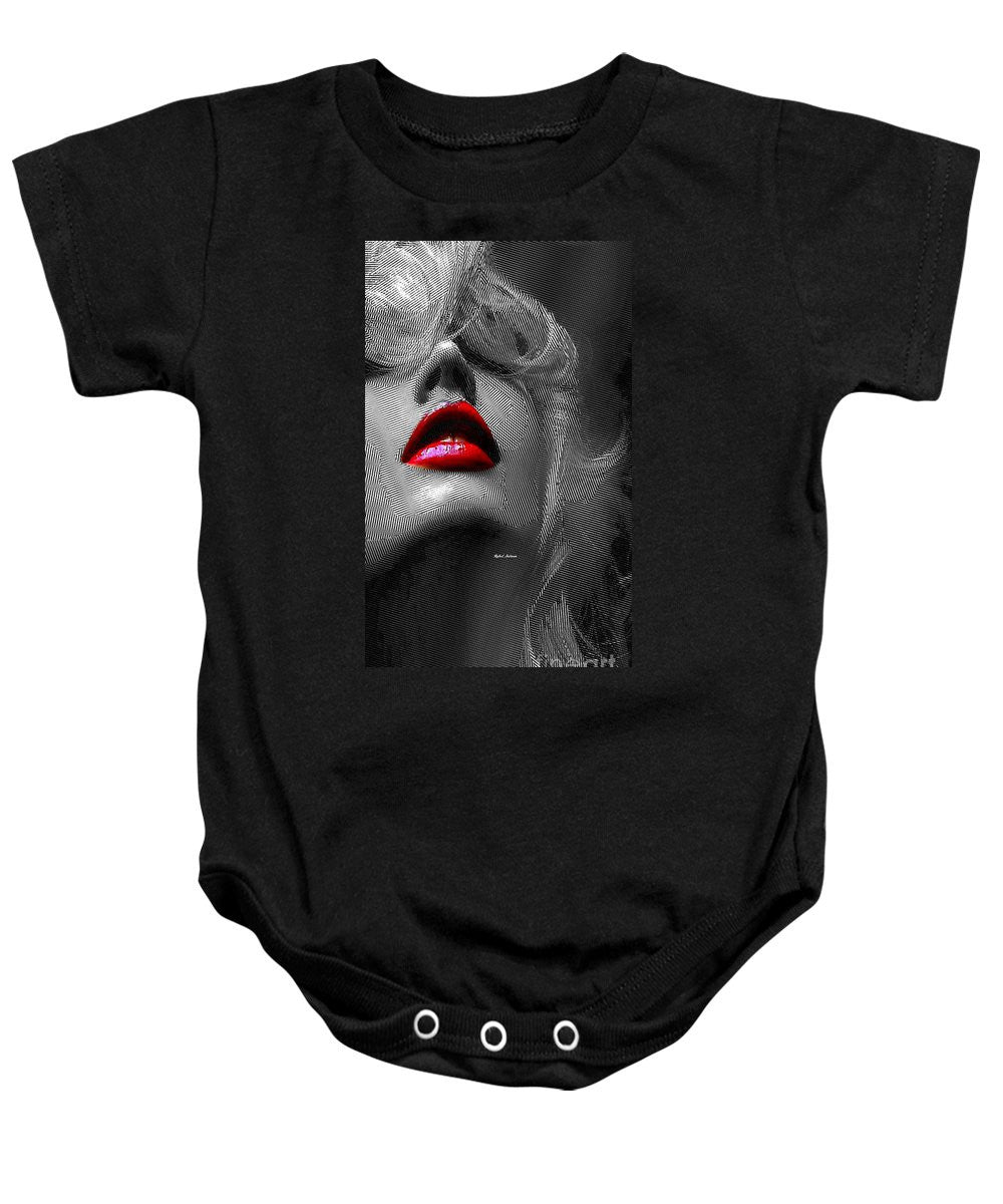 Baby Onesie - Woman With Red Lips