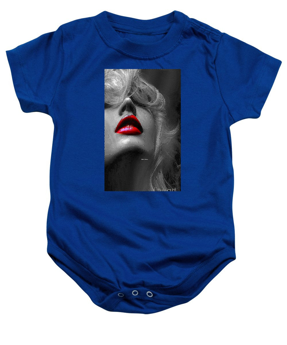 Baby Onesie - Woman With Red Lips