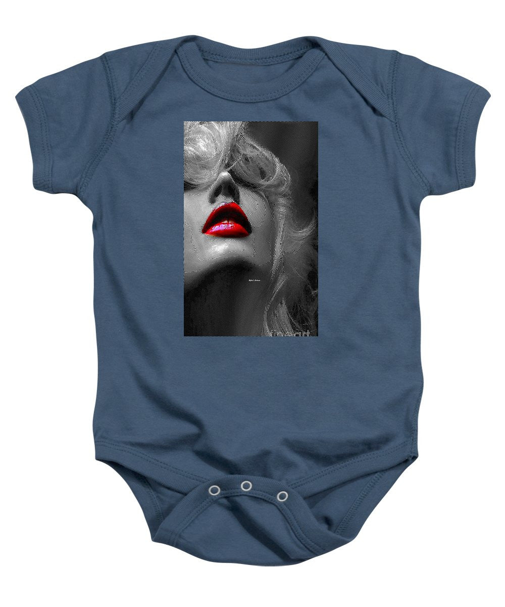 Baby Onesie - Woman With Red Lips