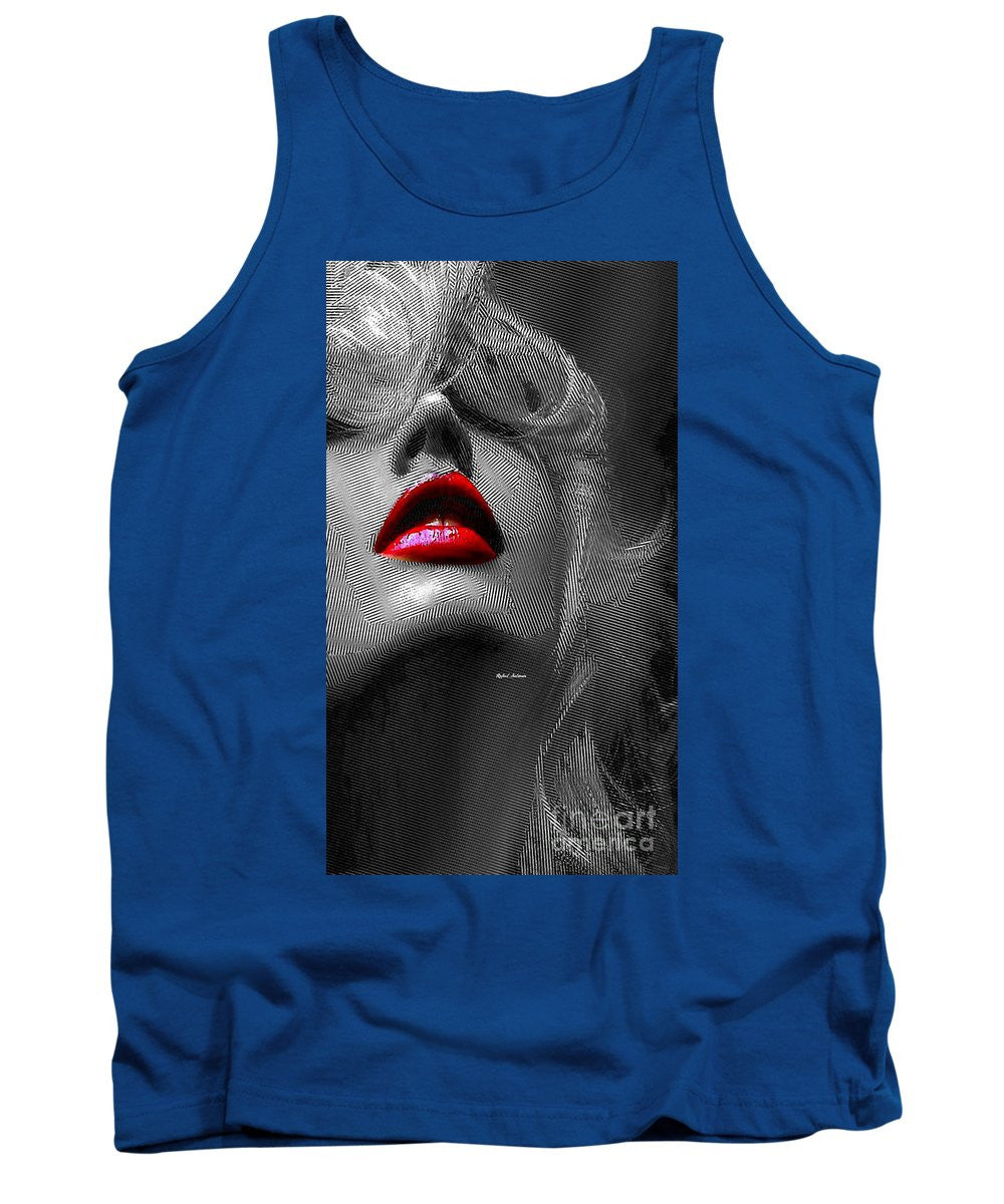 Tank Top - Woman With Red Lips