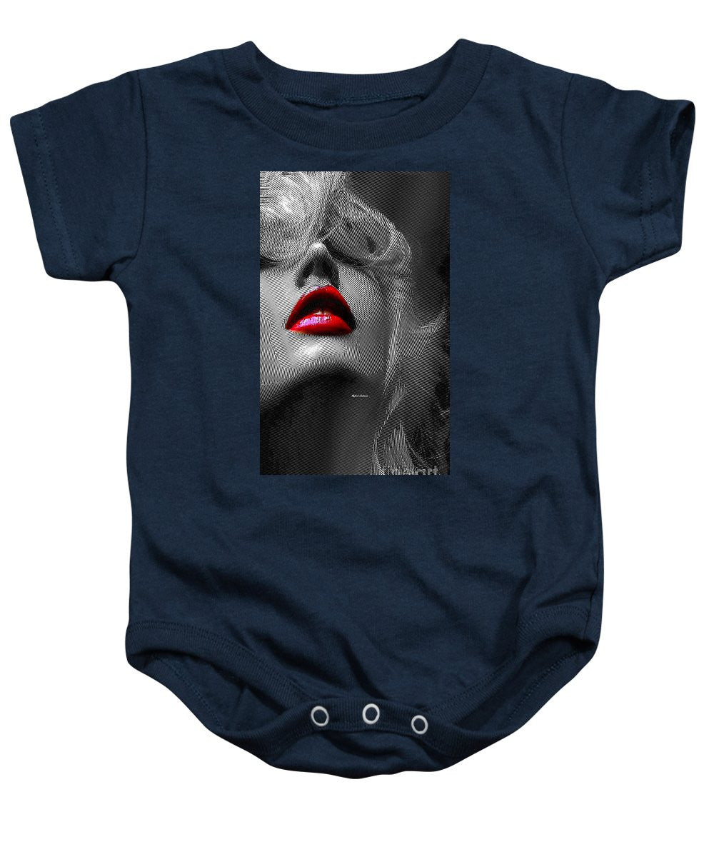 Baby Onesie - Woman With Red Lips