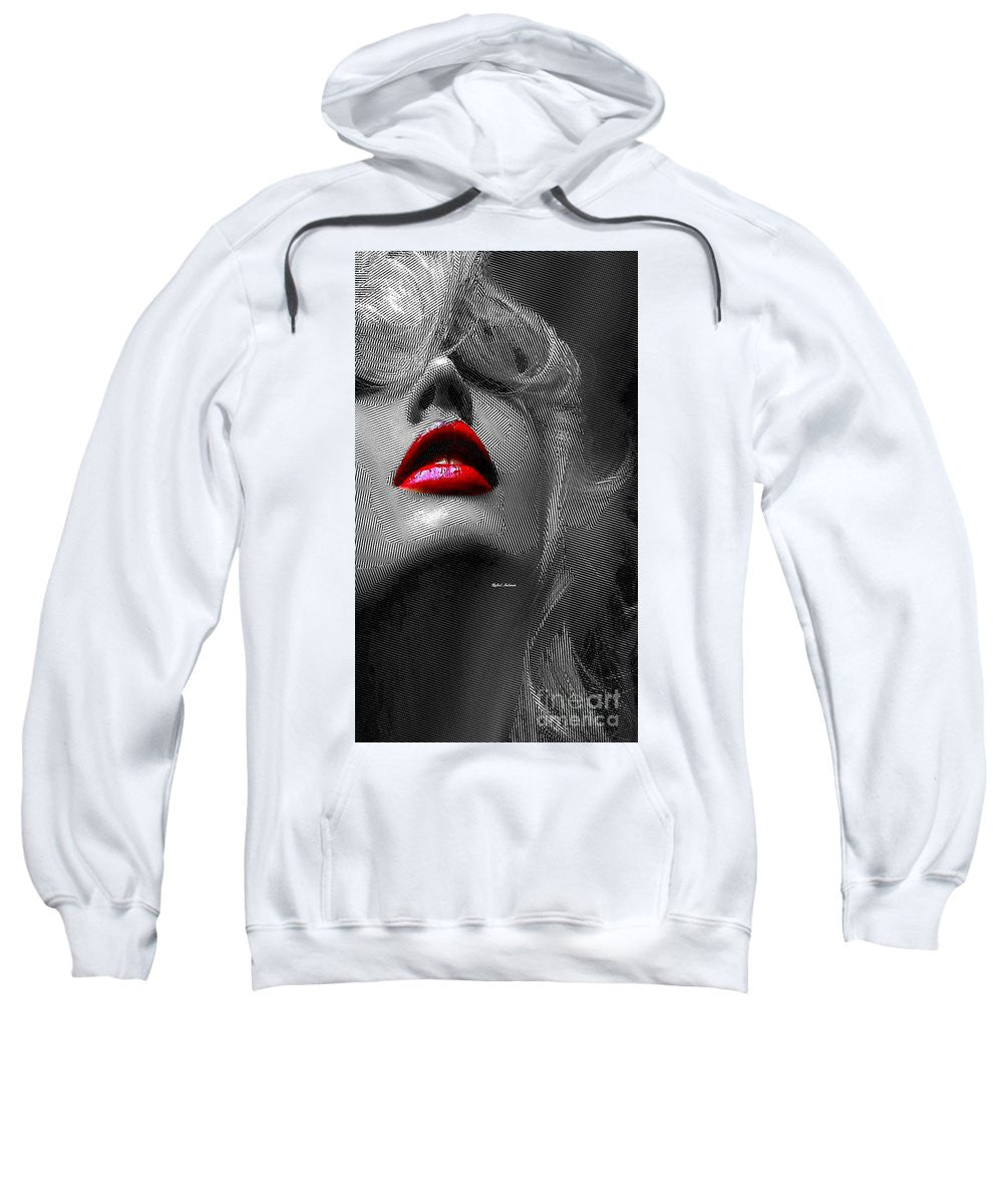 Sweatshirt - Woman With Red Lips