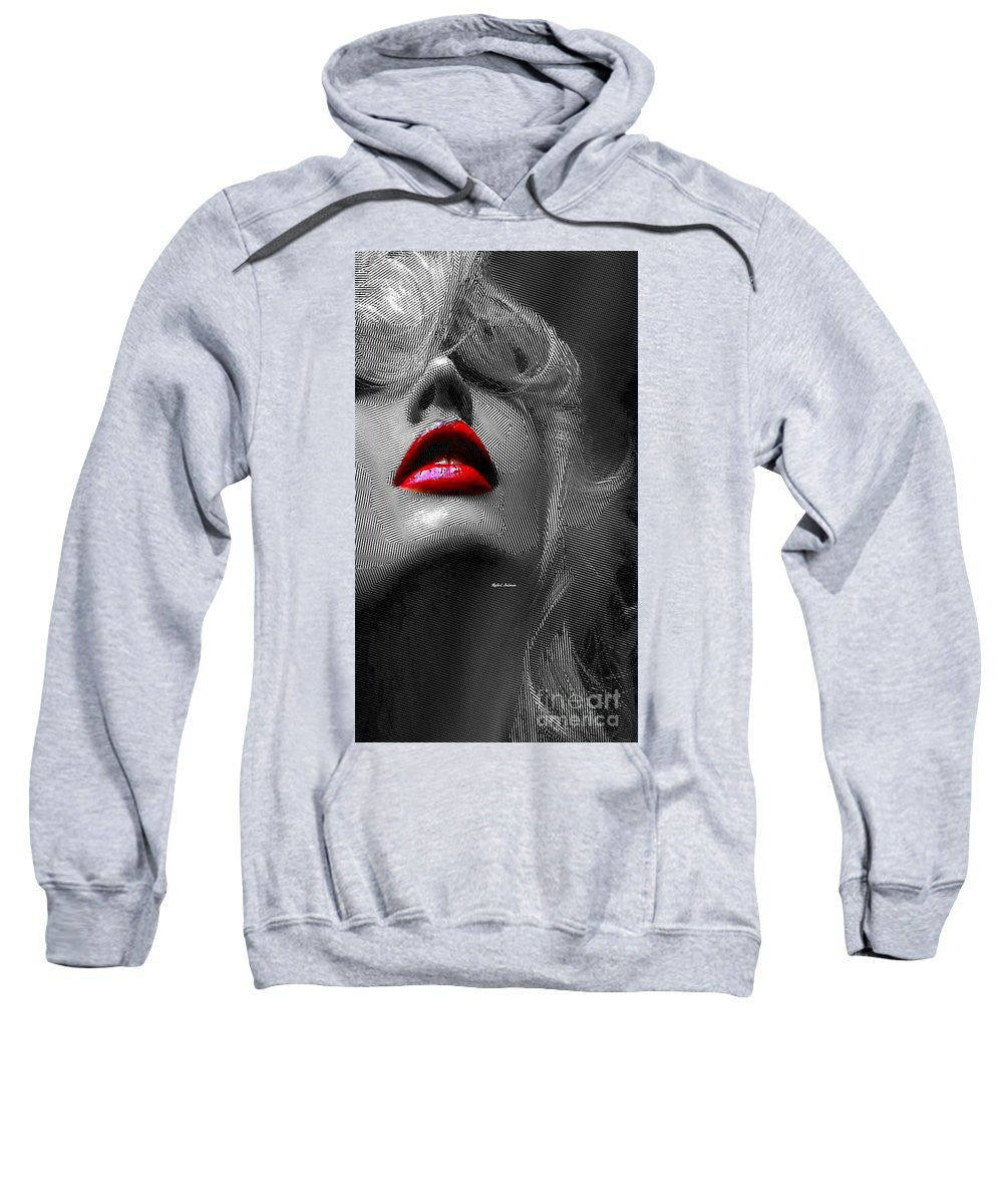 Sweatshirt - Woman With Red Lips