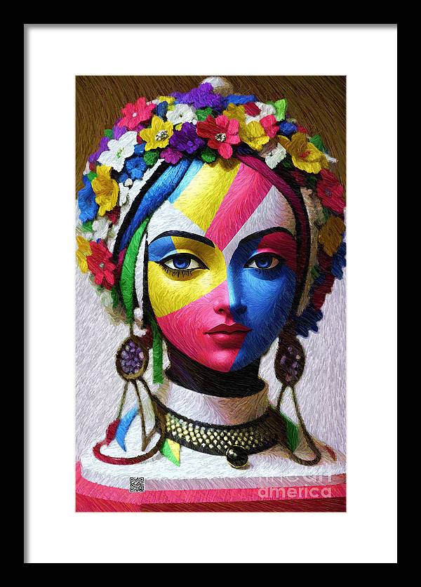 Women of all colors - Framed Print